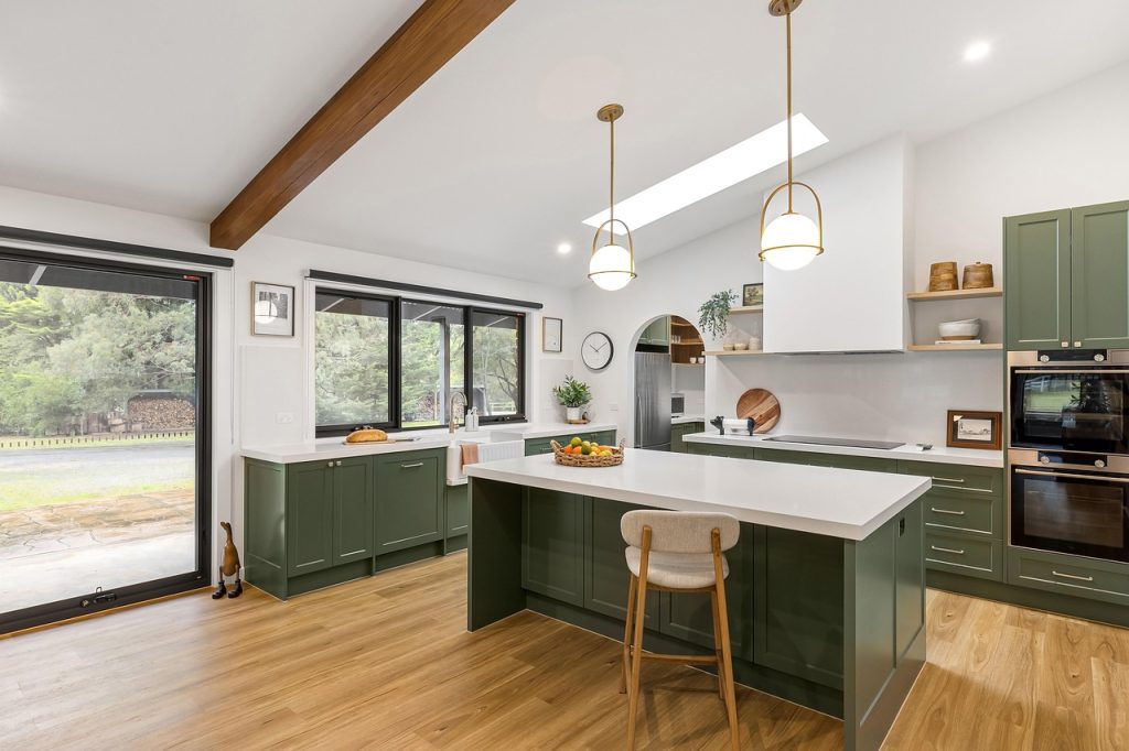 Kitchen Remodel With Wood Flooring